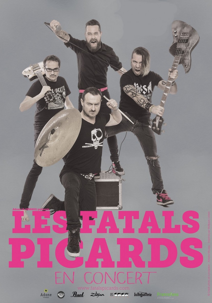 Les Fatals Picards au festival Rock in Rebrech’ 7