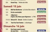 14/15/16 juin 2024 - Programme complet du festival de théâtre