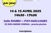 14-15 avril : stage echecs - Fay-aux-loges